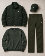 A 4-piece set—effortlessly exude a sophisticated, masculine aura.
