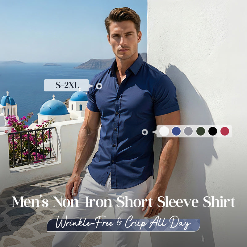 👔 Men's Non-Iron Shirts – No Ironing, Wrinkle-Free & Comfortable All Day!