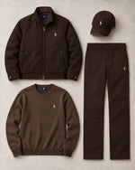A 4-piece set—effortlessly exude a sophisticated, masculine aura.