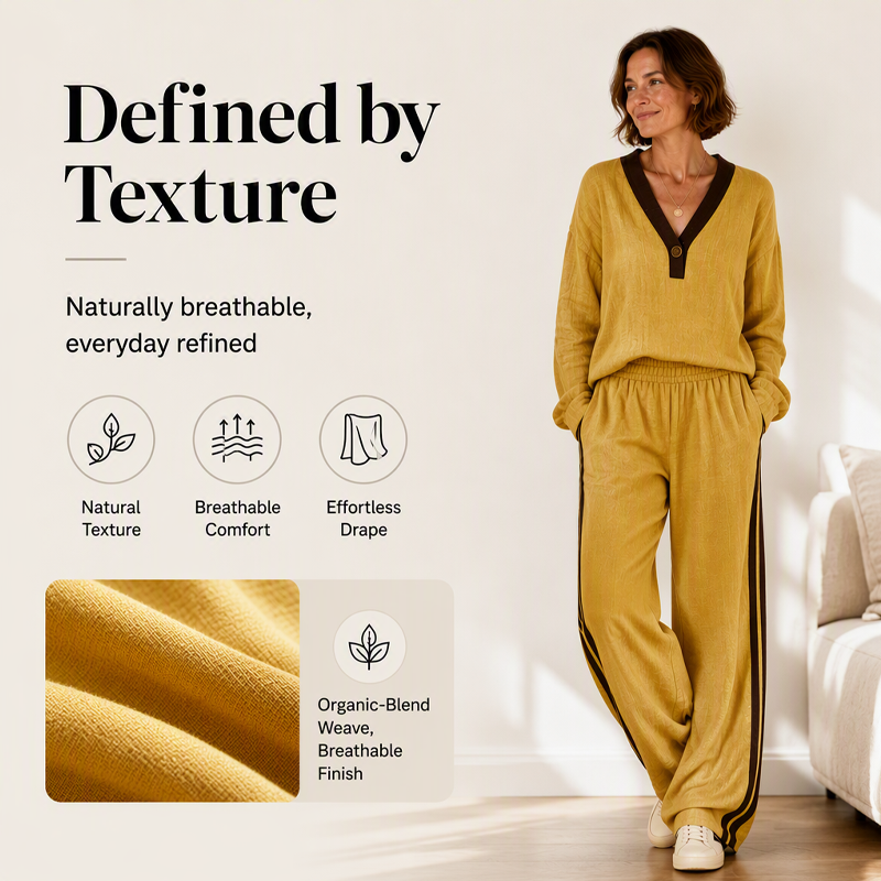Women's Casual 2-Piece Set Upgrade Your Everyday Relax Look With This 2‑Piece Set