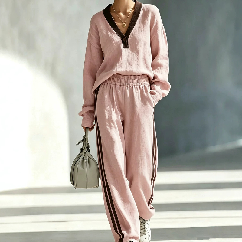 Women's Casual 2-Piece Set Upgrade Your Everyday Relax Look With This 2‑Piece Set